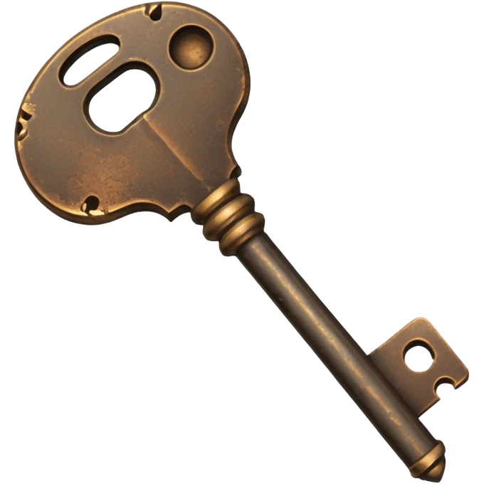 dark old key emoji
