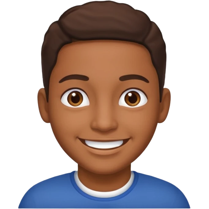 A Dominican emoji smiling  emoji