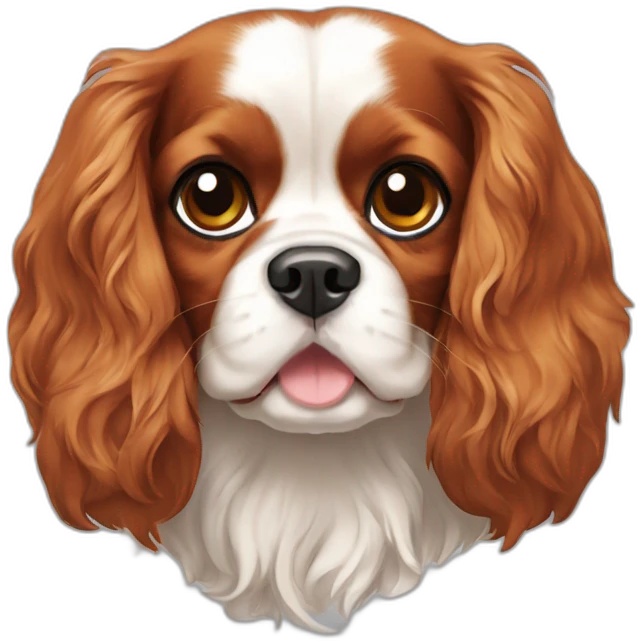 Cavalier king Charles spaniel emoji
