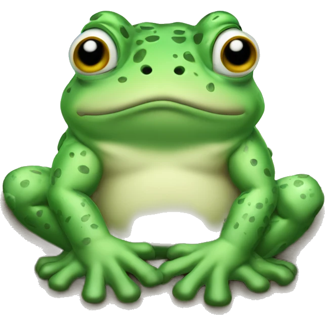 tired green toad who is sad that today is Wednesday emoji