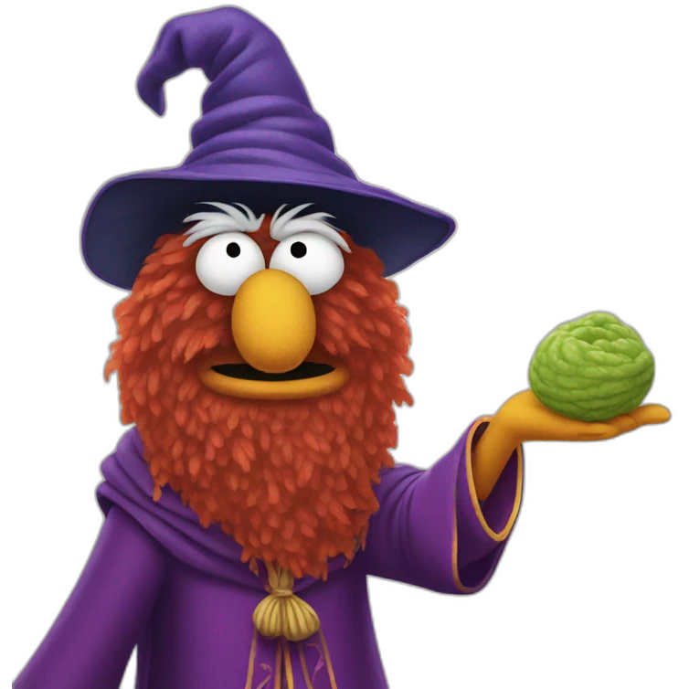 sesame street wizard emoji
