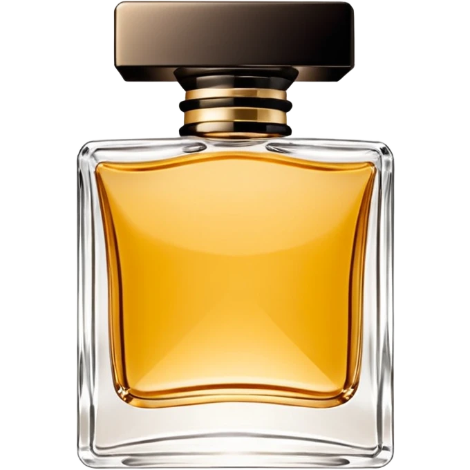 realistic square shaped chloe perfume bottle with ridges  emoji