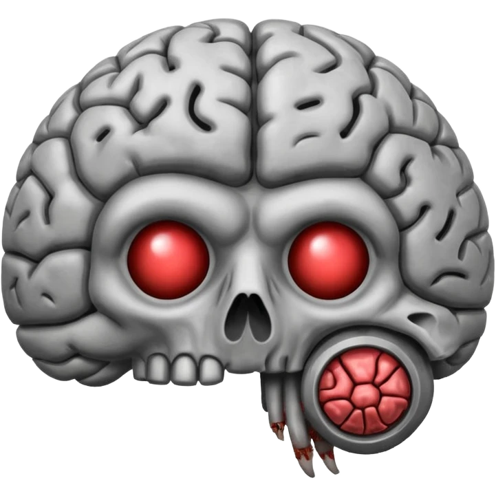 ZOMBIE BRAIN emoji