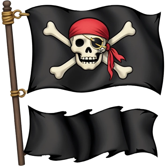 Fait moi cette emoji 🏴‍☠️ emoji