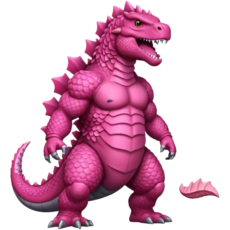 pink godzilla emoji