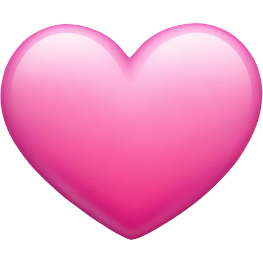 Sweet pink heart  emoji