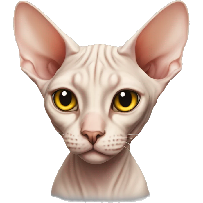 cat sphynx  emoji