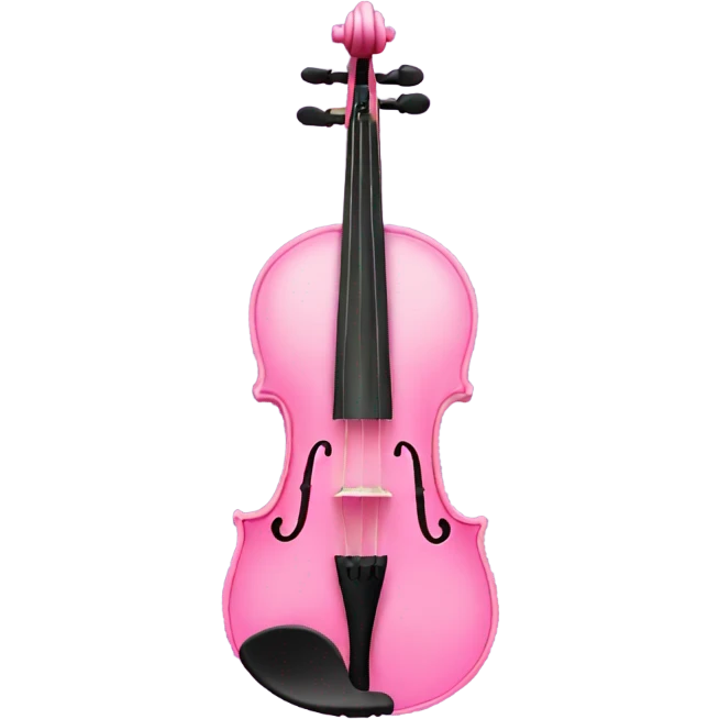 pink violin emoji