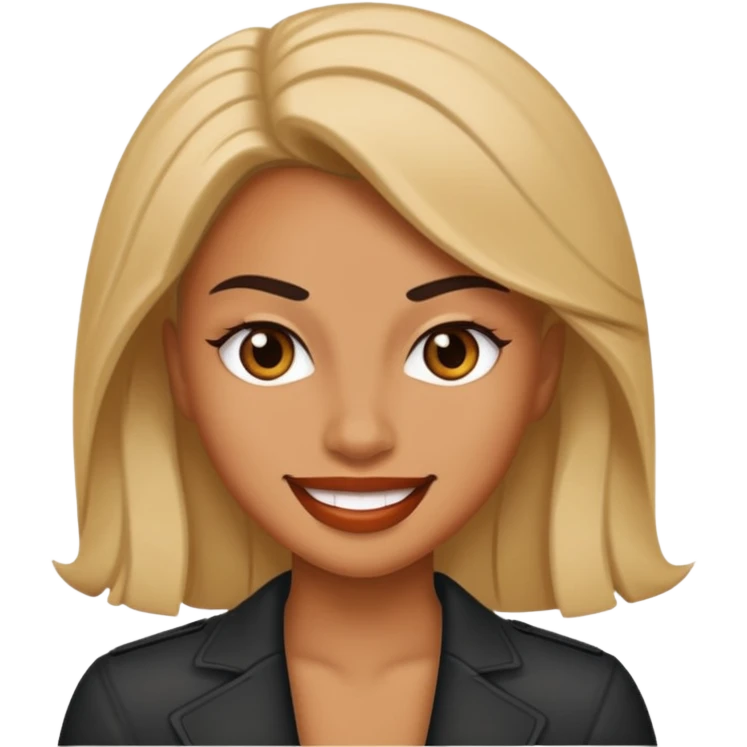 Sassy slay smile emoji with atitude  emoji