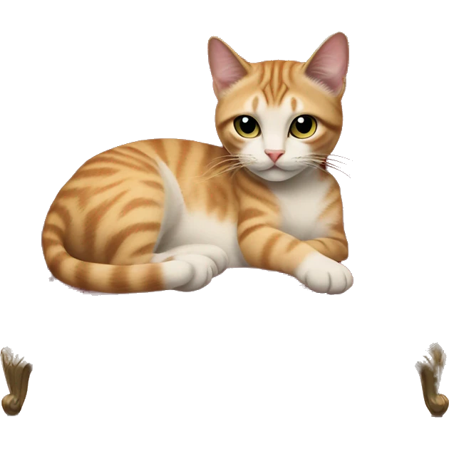 cat laying on vintage red sofa holding a fancy cocktail in its paw emoji