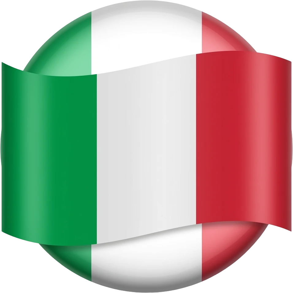 italia 3D flaf emoji