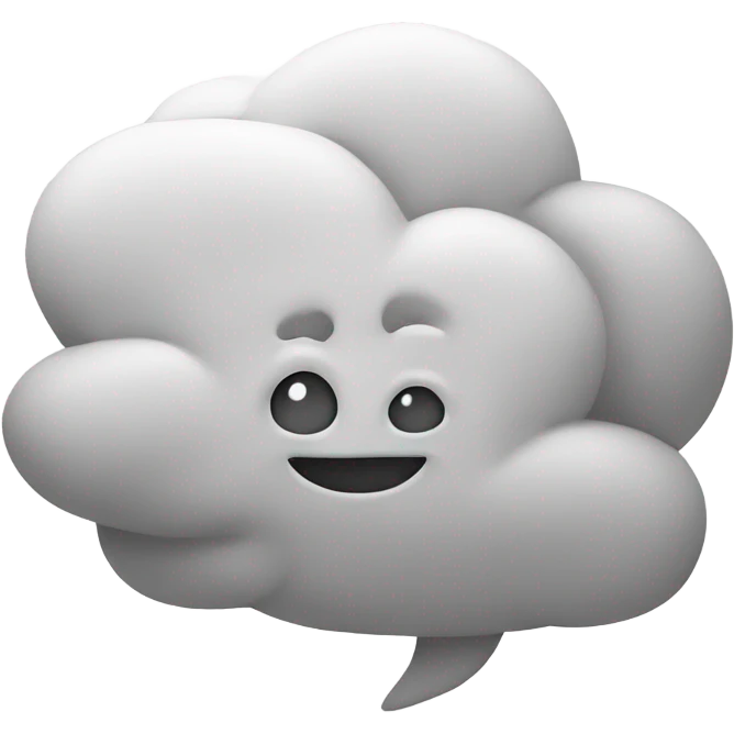 idea cloud emoji