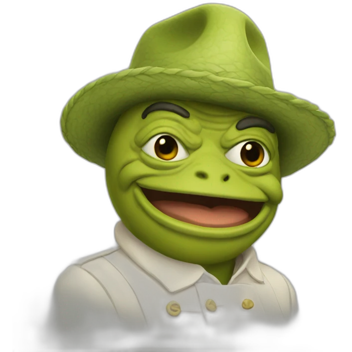 Pepe choqué  emoji