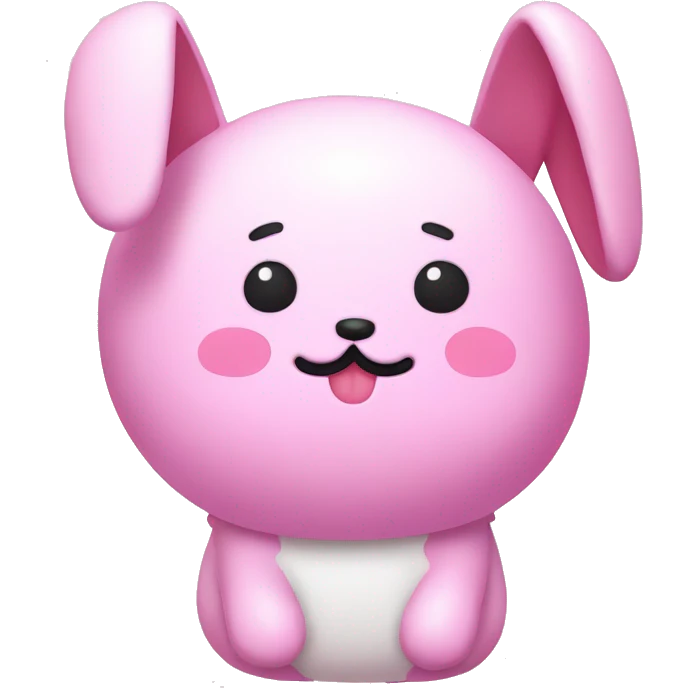 cooky bt21 pink bunny emoji