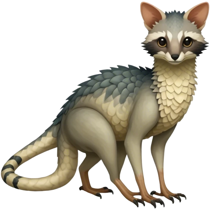 Modern Realistic Rare Fantasy Vernid-Trico-species by LiLaiRa full body emoji