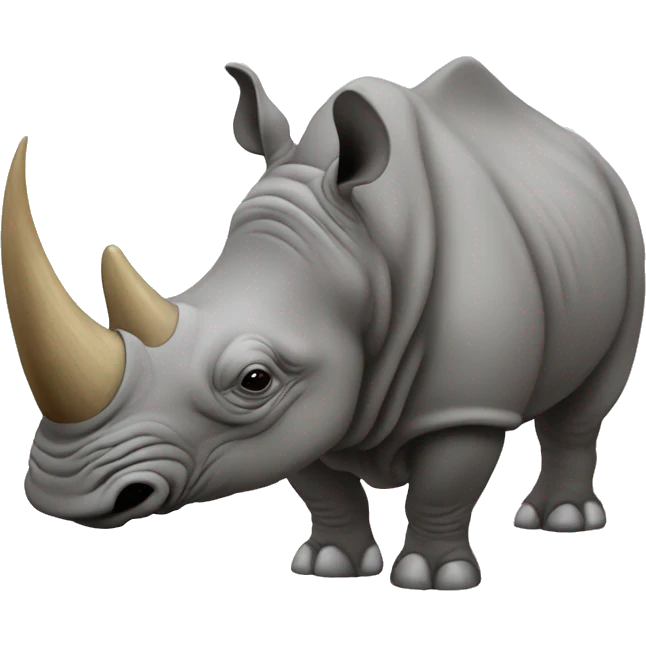 Rhinocéros empereur emoji