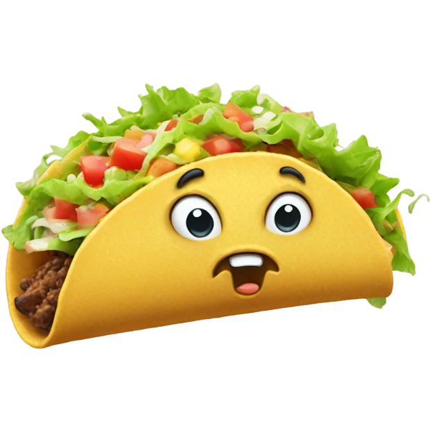 I want a taco watering emoji