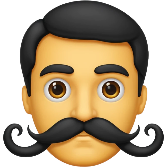 evil mustache emoji