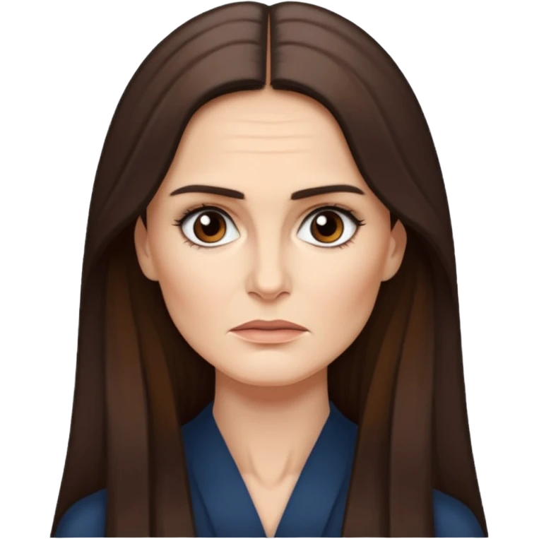 Demi Moore serious emoji