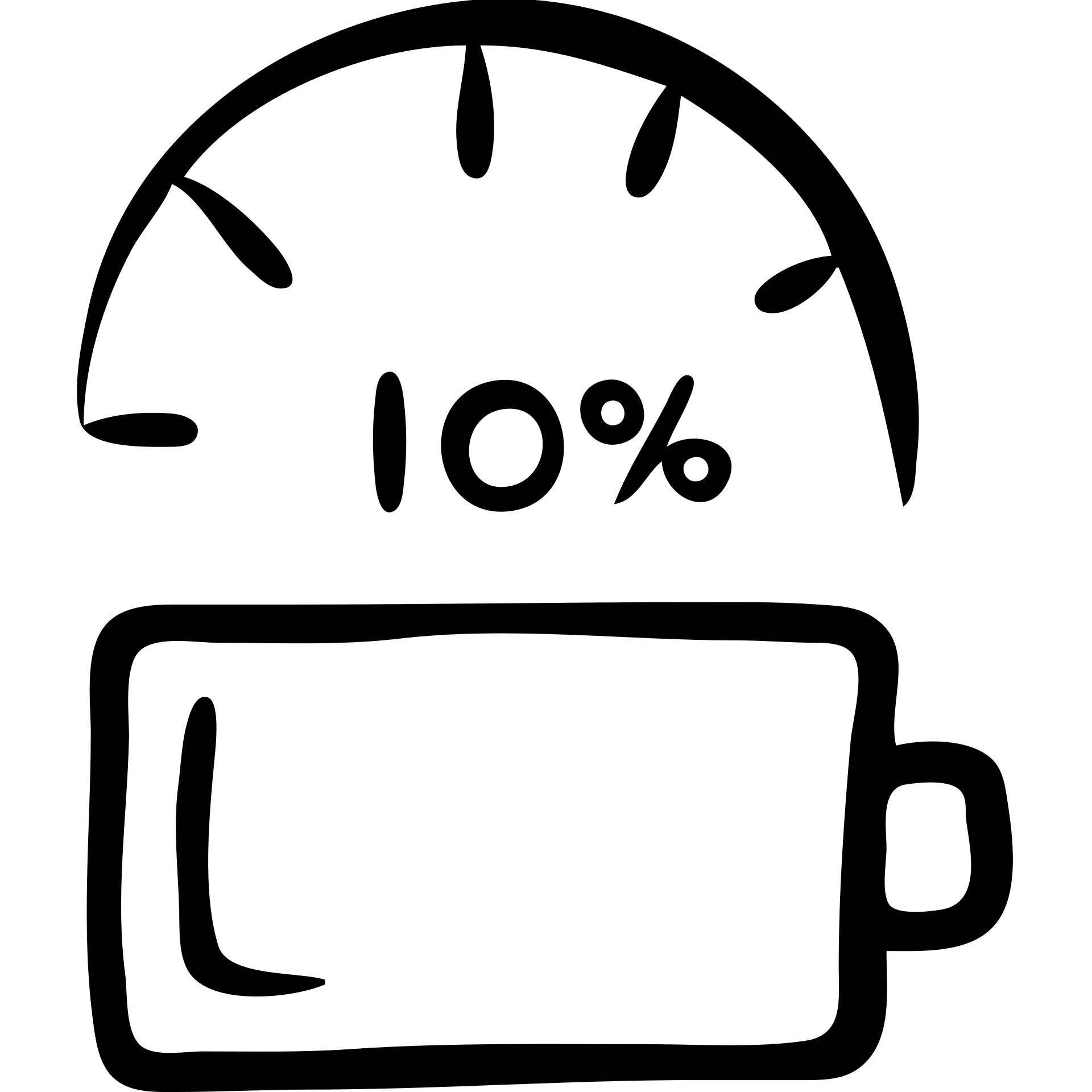 Low battery icon showing 10% power remaining emoji