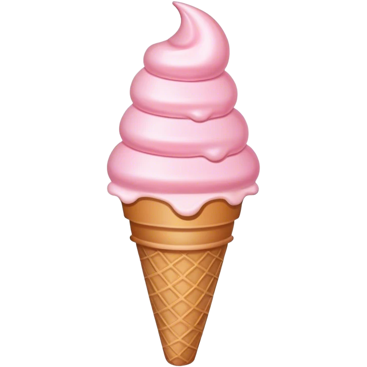 pastel pink icecream emoji