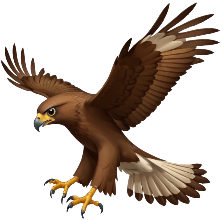 hawk swooping down emoji