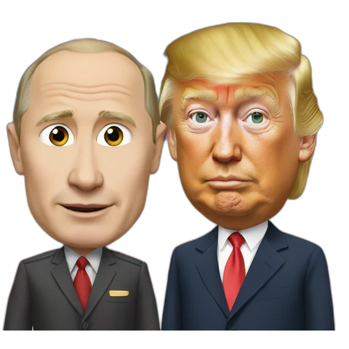 Putin and trump emoji