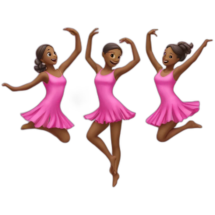 dancing-girls-pink emoji