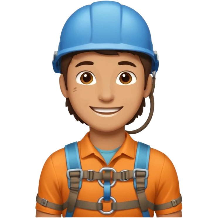 belayer with harness emoji