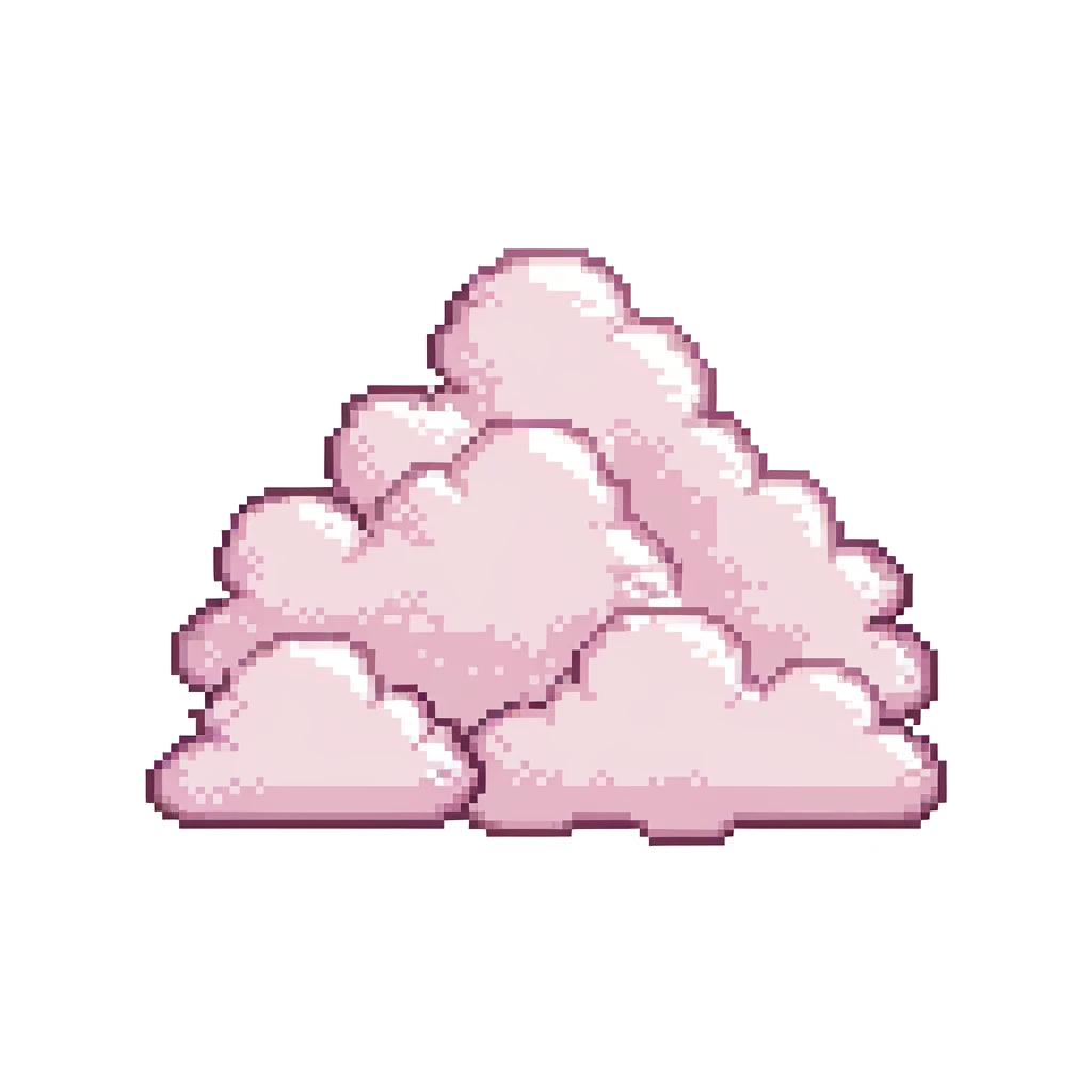 pink clouds emoji