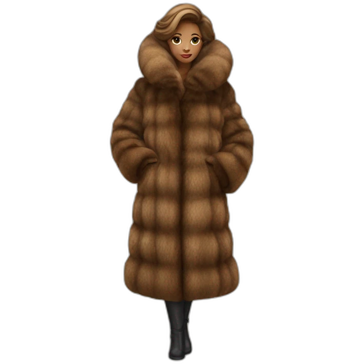 sable fur coat emoji