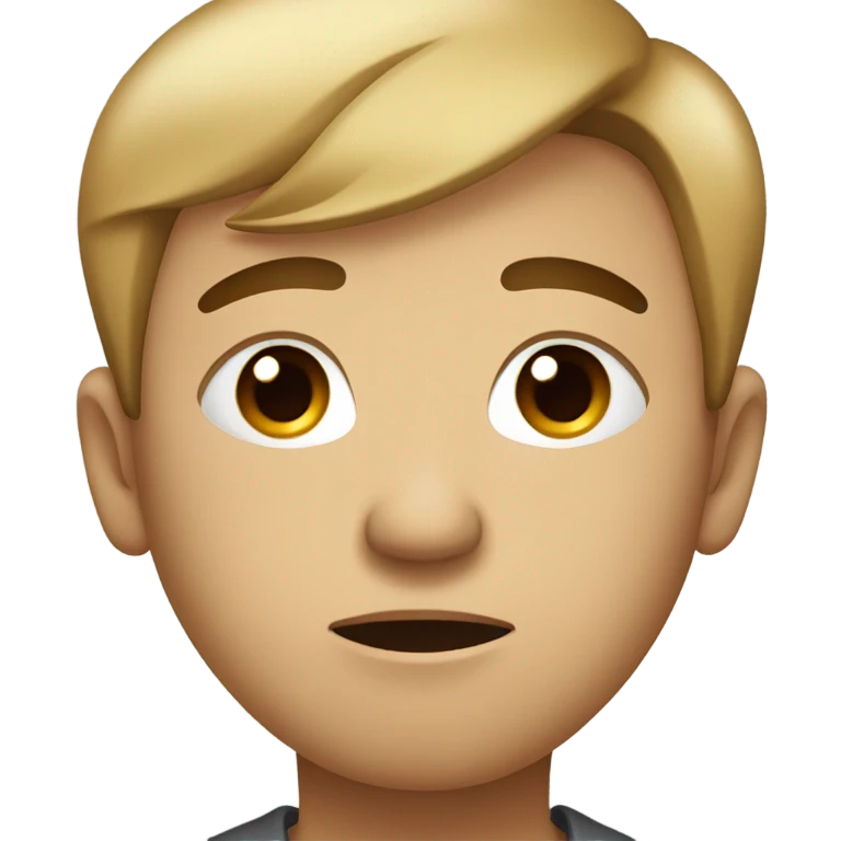 Sad person emoji