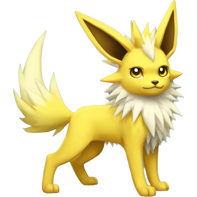 Mechanical Jolteon full body emoji