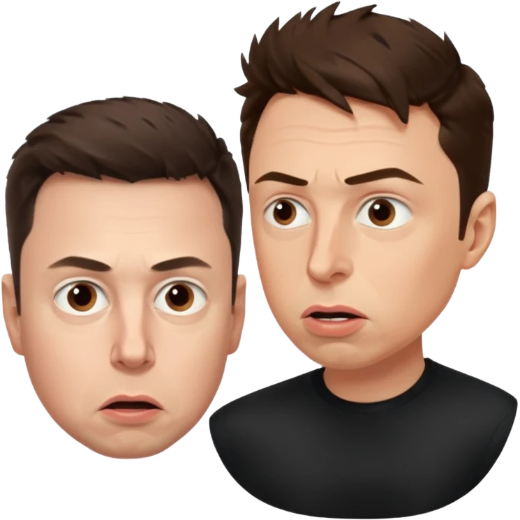 argument between Elon musk and Sam Altman emoji