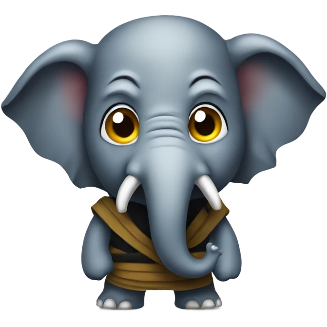 Ninja elephant  emoji