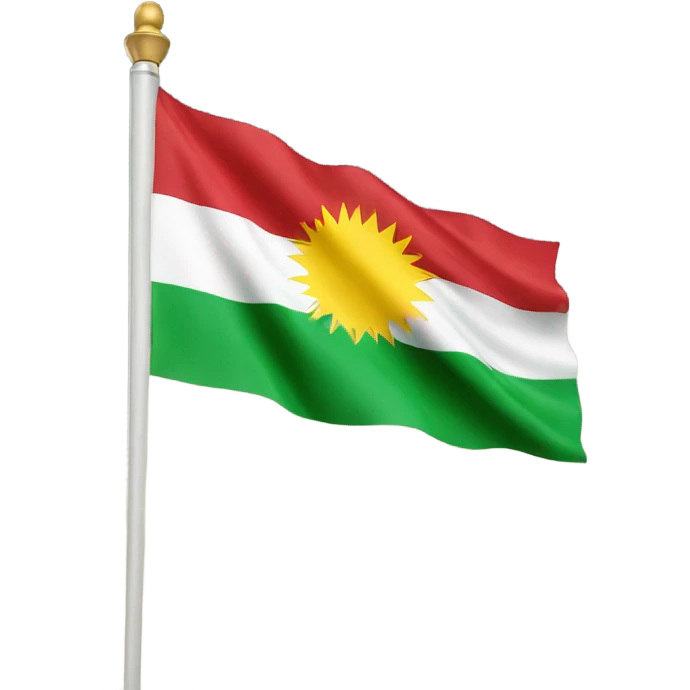 flag of kurdistan emoji