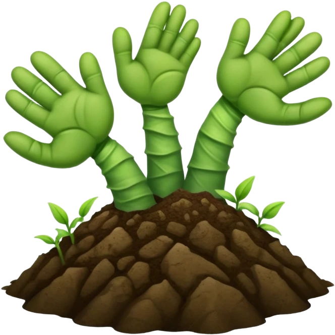 Green fingers emoji
