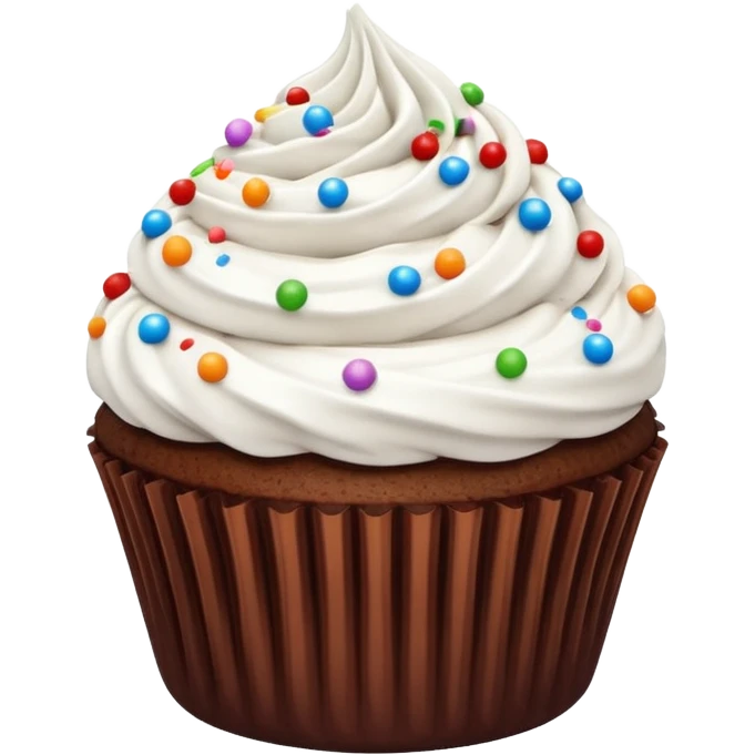 chocolate cupcate emoji