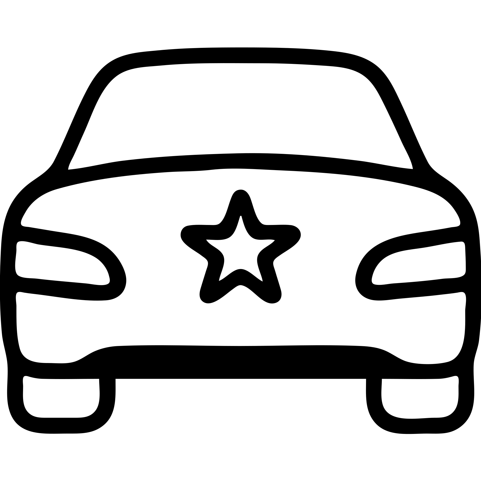 small gold star on the glossy black body of a premium car, clean lines, subtle reflections, modern and simple outlined icon emoji