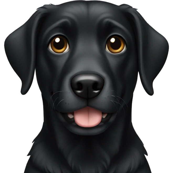 black Dog emoji