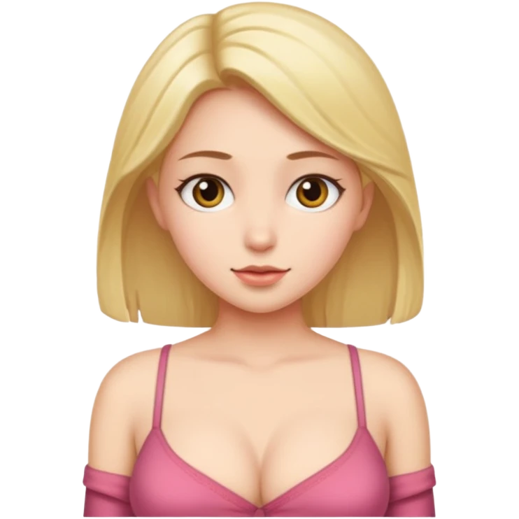 девушка показывает сиськи emoji