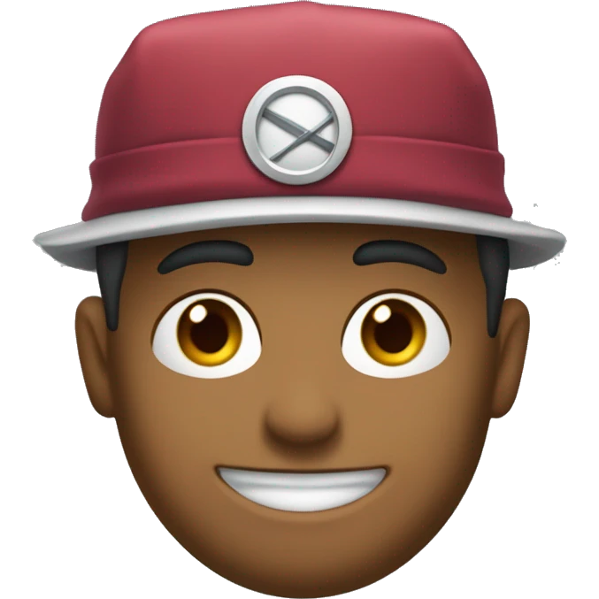 Calamar avec une casquette à l’envers  emoji