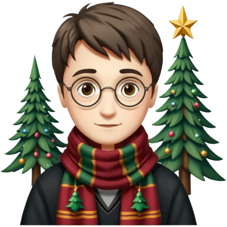 Harry Potter Christmas emoji