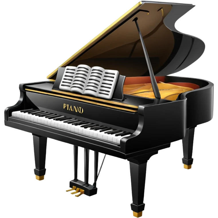 piano with white color  emoji