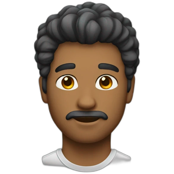 hombre pelo corto emoji