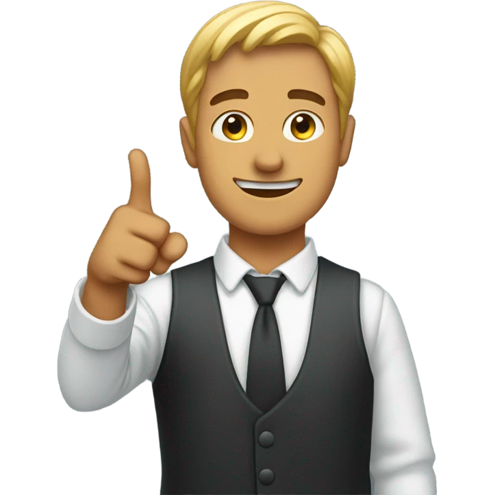 Pointing at myself emoji