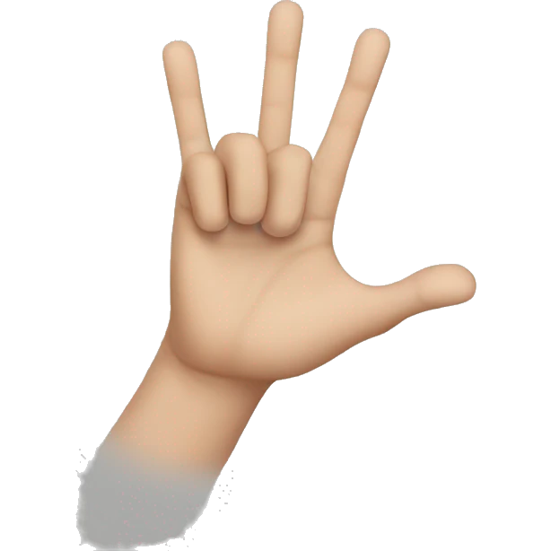 Hand emoji