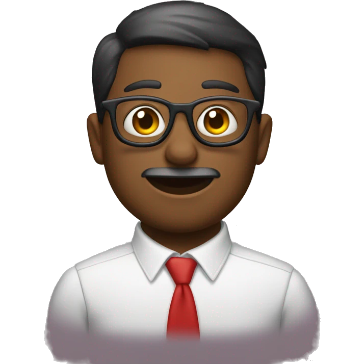 caca con gafas y un maletin emoji