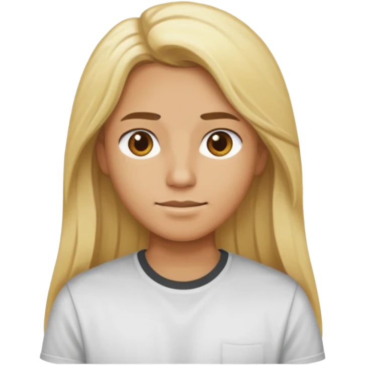 horse with long blonde hair and shirt emoji
