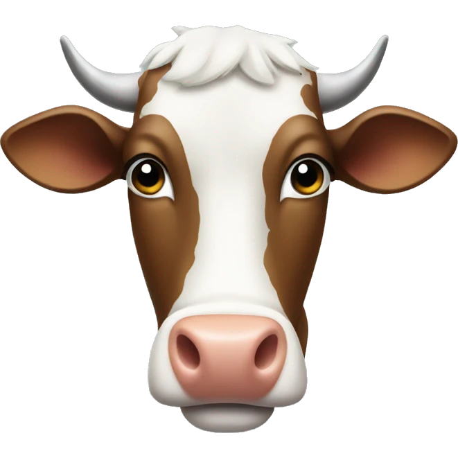 cow with a headseat emoji